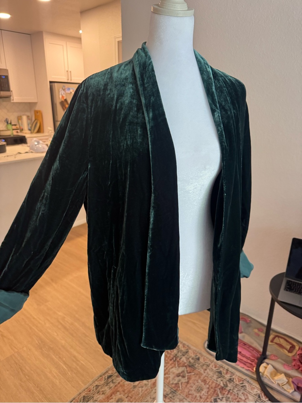 Eileen Fisher Blazer velvet - Picture 2 of 5